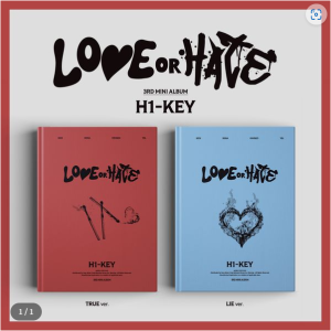 H1-KEY 3rd Mini Album (LOVE or HATE)