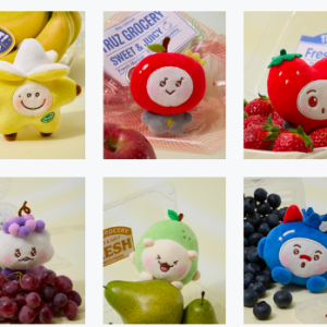 TRUZ minini Fruit Costume Flush Keyring