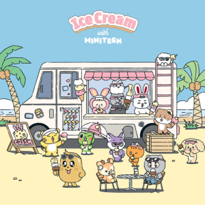 SEVENTEEN Ice Cream with Miniteen Merch